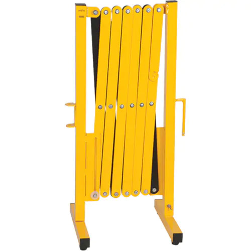 Expandable Barrier, 37" H x 11' L, Black/Yellow