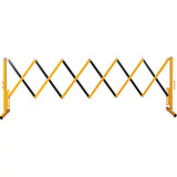 Expandable Barrier, 37" H x 11' L, Black/Yellow