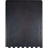 Anti-Fatigue Dome Matting, Bubbled, 3' x 4' x 1/2", Black, Rubber