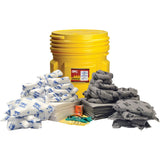 Mixed Application Spill Kits, Universal, Drum, 75 US gal. Absorbancy