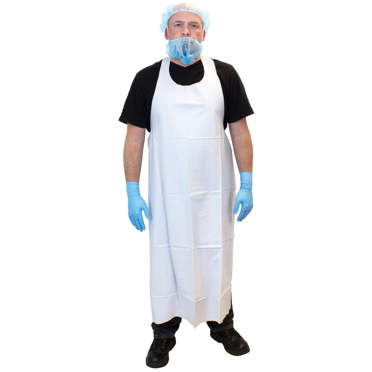 Vinyl Aprons, Vinyl, White, 35" W x 45" L