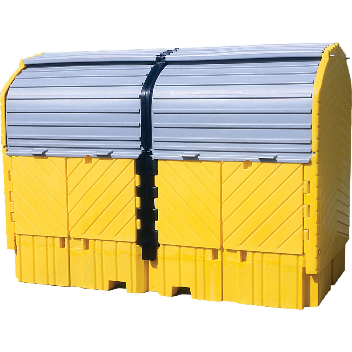 Ultra-Twin IBC Hard Top Without Drain, 128" L x 67" W x 96" H, 8000 lbs. Load Capacity