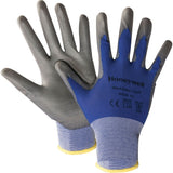 North® Workeasy® WE50 Lite Gloves, 9/Large, Polyurethane Coating, 18 Gauge, Nylon Shell