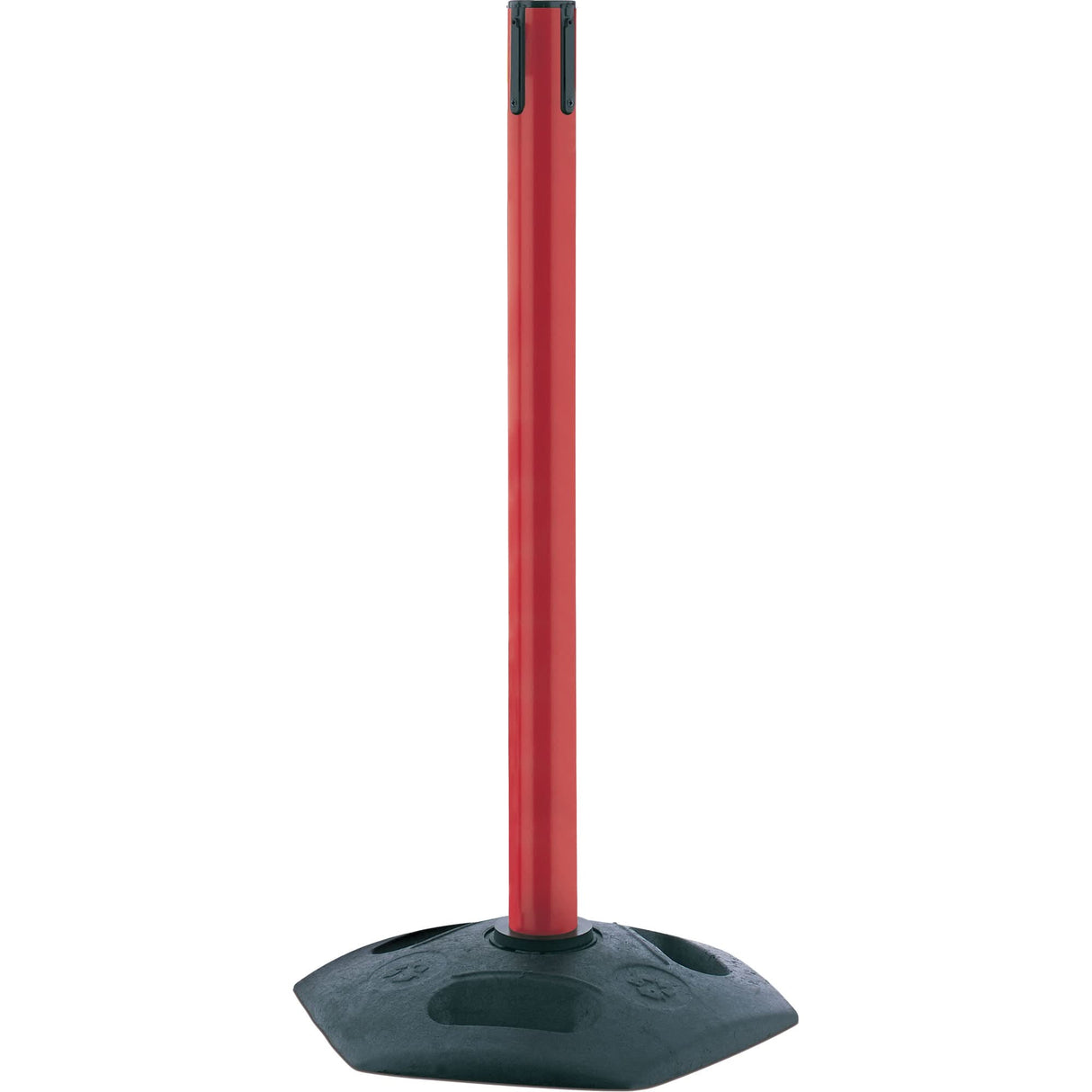 Single Line Heavy Duty Receiver Post, 38" High, Red