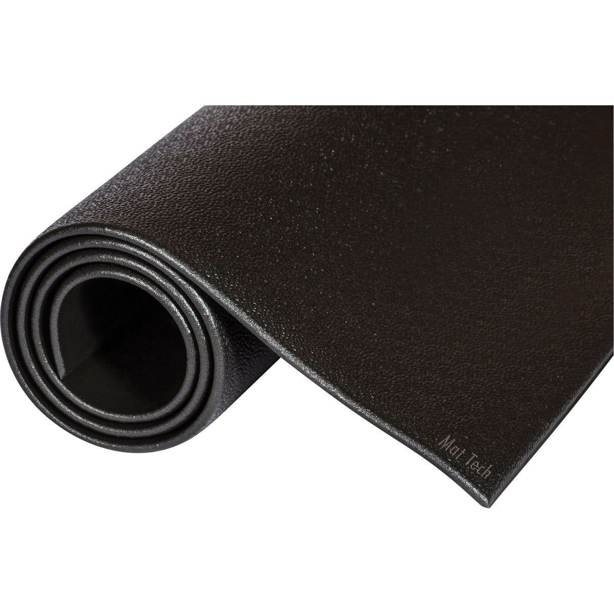 Tuff-Spun® Mats, Pebbled, 3' x 5' x 3/8", Black, PVC Sponge