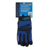 ZM200 Mechanic's Gloves, Synthetic Palm, Size Medium
