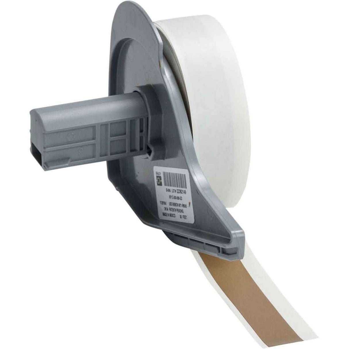 Indoor-Outdoor Label Printer Tape, Vinyl, Gold, 0.5" Width