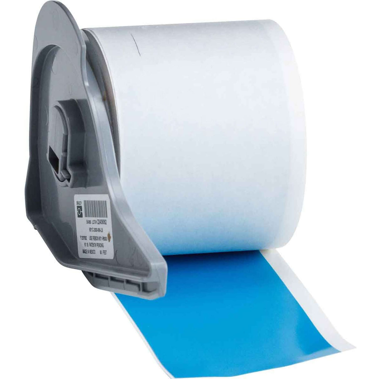 Indoor-Outdoor Label Printer Tape, Vinyl, Blue, 2" Width