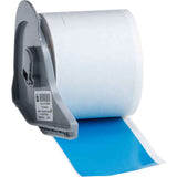 Indoor-Outdoor Label Printer Tape, Vinyl, Blue, 2" Width