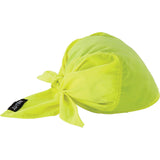 Chill-Its® 6710CT Cooling Triangle Hats, High Visibility Lime-Yellow