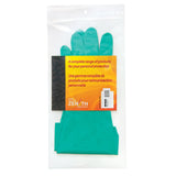 Diamond-Grip Chemical-Resistant Gloves, Size 8, 13" L, Nitrile, Flock-Lined Inner Lining, 13-mil