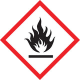 GHS Pictogram Labels, Vinyl, Roll, 1" L x 1" W