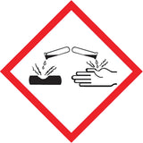 GHS Pictogram Labels, Paper, Roll, 1" L x 1" W
