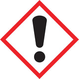 GHS Pictogram Labels, Vinyl, Roll, 2" L x 2" W