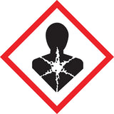 GHS Pictogram Labels, Vinyl, Sheet, 4" L x 4" W