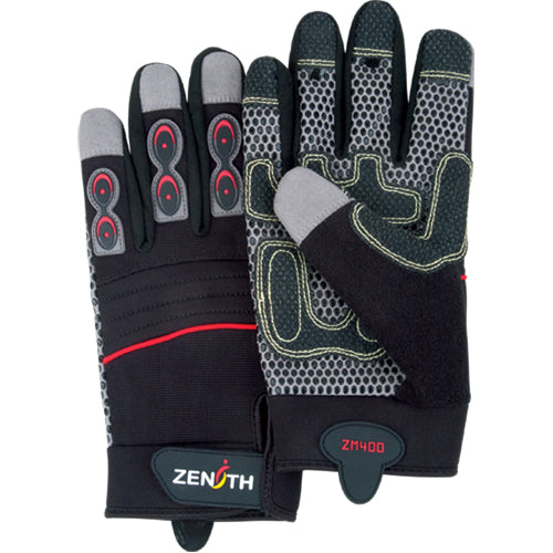ZM400 Premium Mechanic's Gloves, Synthetic Palm, Size X-Large