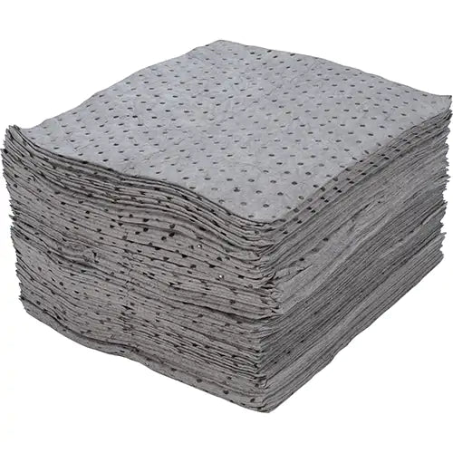 Fine Fibre Sorbent Pads, Universal, 15" x 17", 30 gal. Absorbancy