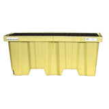 Nestable 2-Drum Poly-Spillpallet™ Without Drain, 66 US gal. Spill Capacity, 51" x 26" x 21"