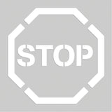 Floor Marking Stencils - Stop, Pictogram, 20" x 20"
