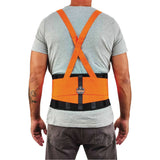 ProFlex 100HV Economy Spandex Hi-Vis Back Support Brace, Elastic, X-Small