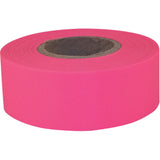Sub-Zero Flagging Tape, 1.2" W x 150' L, Fluorescent Pink