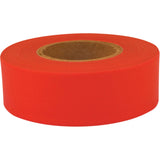 Sub-Zero Flagging Tape, 1.2" W x 150' L, Fluorescent Red