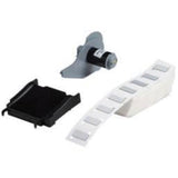 Raised Panel Labels, Polyester, 1.06" L x 0.49" H, Silver