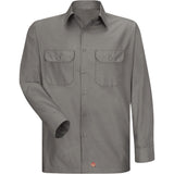 Long Sleeve Ripstop Shirt, Men's, X-Large, Grey
