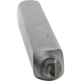 Individual Standard General Purpose Steel Hand Stamp Pieces, D, 3/16"