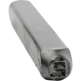 Individual Standard General Purpose Steel Hand Stamp Pieces, E, 3/32"