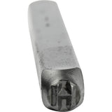Individual Standard General Purpose Steel Hand Stamp Pieces, H, 1/8"