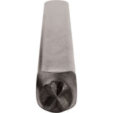 Individual Standard General Purpose Steel Hand Stamp Pieces, X, 1/4"