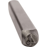 Individual Standard General Purpose Steel Hand Stamp Pieces, # 4, 1/2"