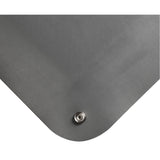 Static Dissipative Anti-Fatigue Mat No.791, 3' W x 20' L x 1/2" T, PVC, Smooth, Grey