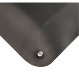 Electrically Conductive Mat No.786, 2' W x 3' L x 9/16" T, PVC, Smooth, Black