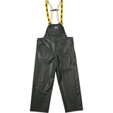 Journeyman Chemical Resistant Rain Bib Pants, 3X-Large, Green, Polyester/PVC