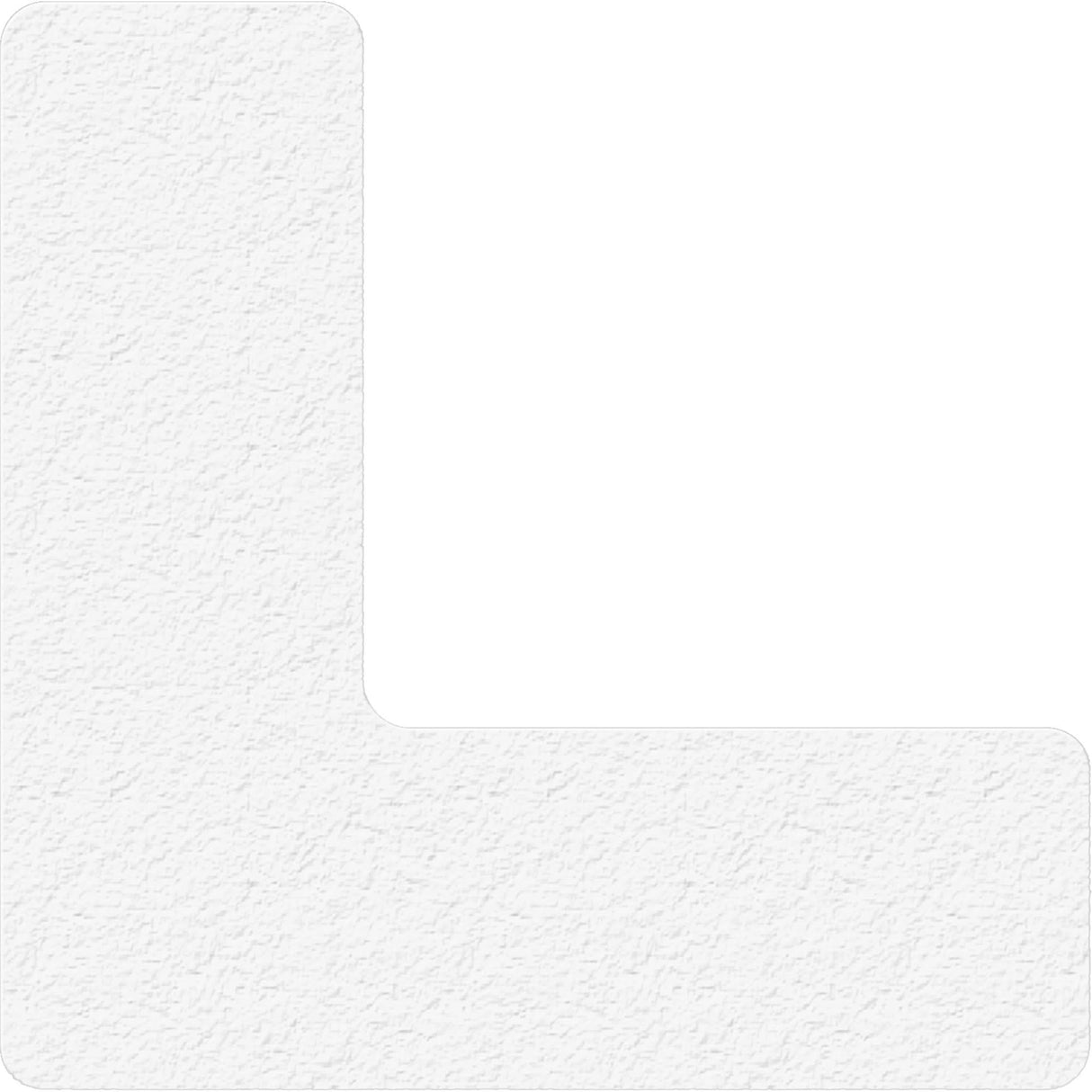 Lean 5S Manufacturing Markers, L, 6" L x 6" W, White, Vinyl