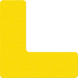 Lean 5S Manufacturing Markers, L, 6" L x 6" W, Yellow, Vinyl