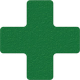 Lean 5S Manufacturing Markers, Cross, 6" L x 6" W, Green, Vinyl