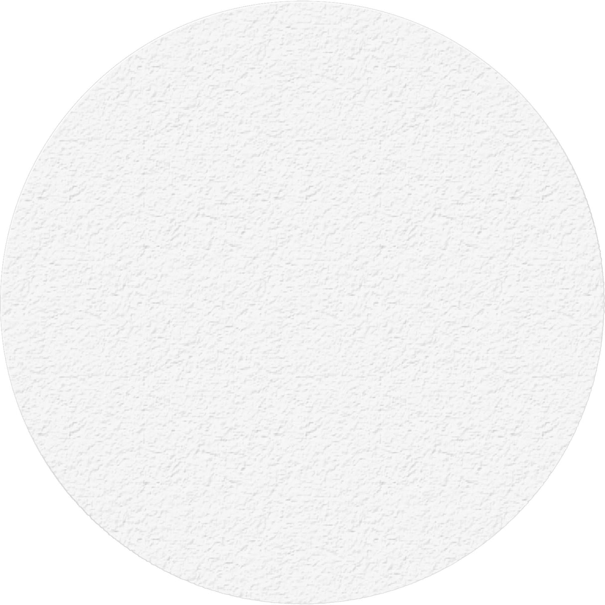Lean 5S Manufacturing Markers, Circle, 6" L x 6" W, White, Vinyl