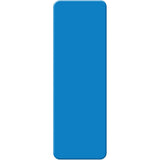 Armor Stripe Lean/5S Markers, Rectangle, 6" L x 2" W, Blue, Plastic