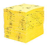 Caution Pads - High Visibility Absorbents, Universal, 15" x 18", 24.4 gal. Absorbancy