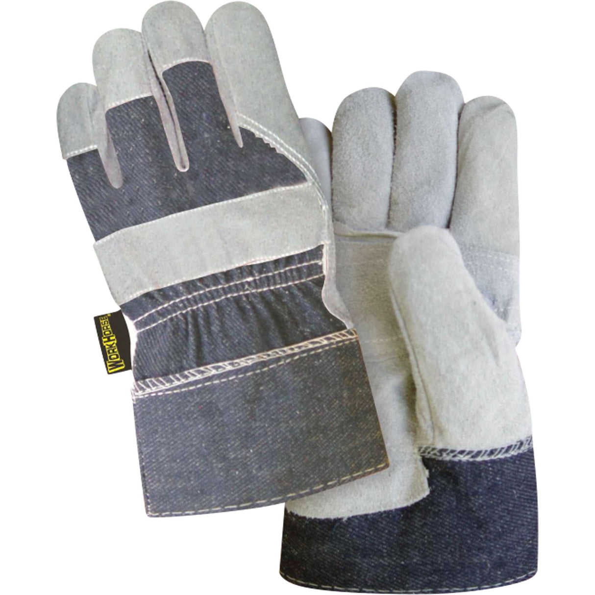 Workhorse® Gloves, One Size, Split Cowhide Palm