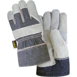 Workhorse® Gloves, One Size, Split Cowhide Palm