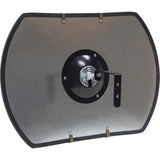 Roundtangular Convex Mirror with Bracket