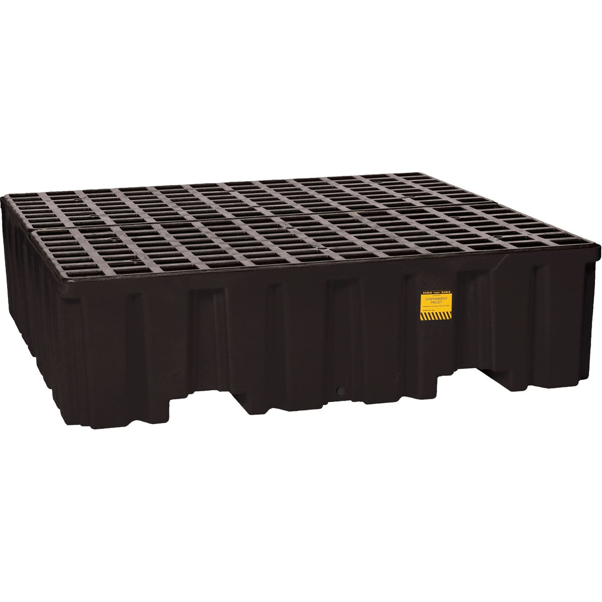Spill Containment Pallet, 132 US gal. Spill Capacity, 51" x 52.5" x 13.75"