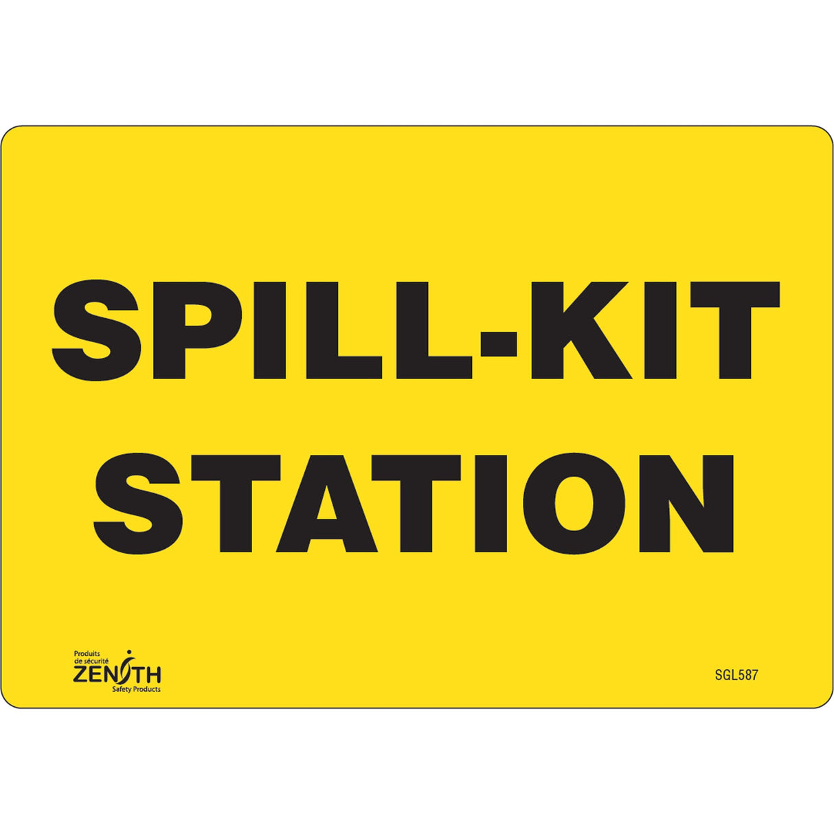 "Spill Kit Station" Sign
