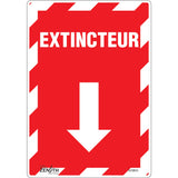 "Extincteur" Arrow Sign