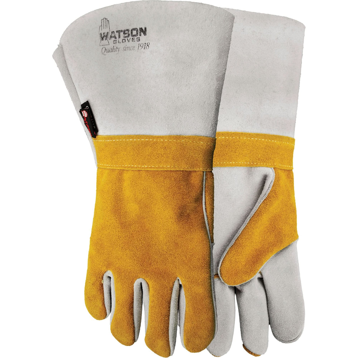 1034 Wopper Welding Gloves, Split Cowhide, Size 12