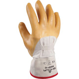 Wrinkle Finish Coated Glove, 10/Large, Rubber Latex Coating, Cotton Shell